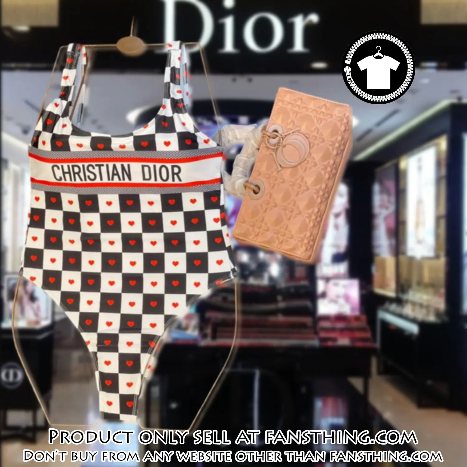 Christian dior swimwear beachwear one piece swimsuit osw1042 fst0711343